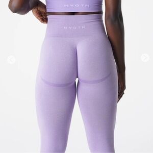NVGTN Lilac Curve Leggings, Size Small